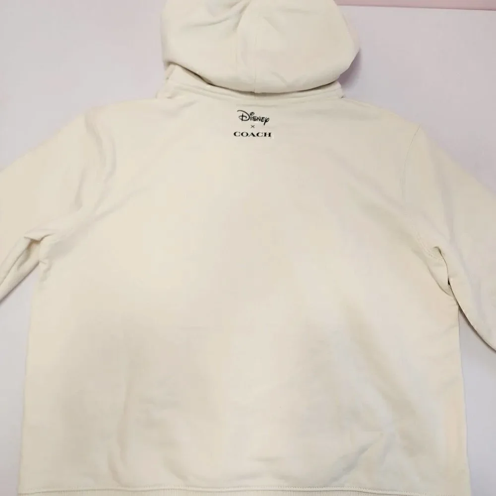 NWT Disney X Coach WOMEN'S Ice Skate Motif Hoodie CL692 S Small